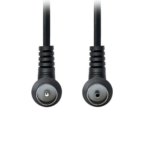 TV ANTENNAS CABLE  AC90-3B RF MALE - FEMALE BLACK 3m